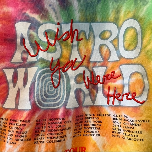 Tie-Dye Hoodie with Bear Patch - Picture 4 of 8